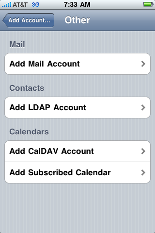 Mail Account Setup 1